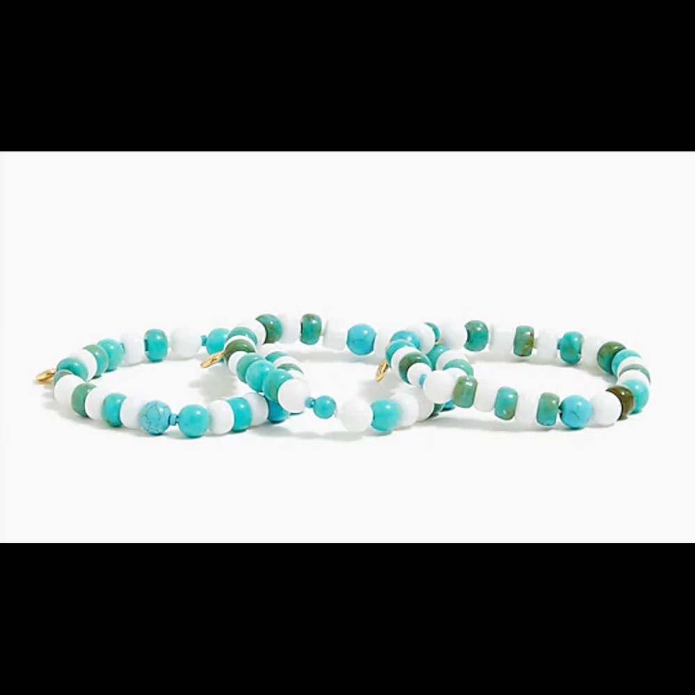JCREW- Bead bracelets set of 3